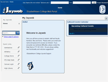 Tablet Screenshot of jayweb.etown.edu